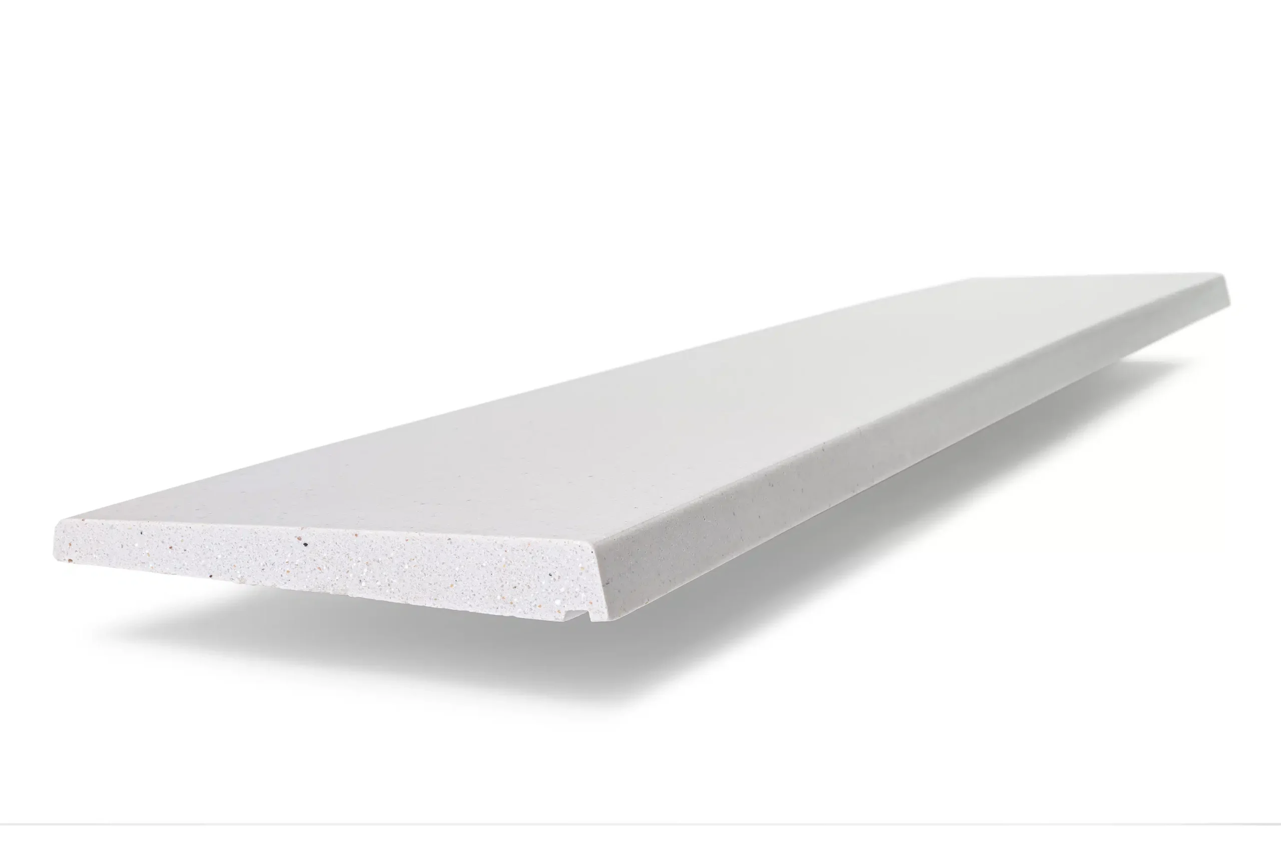 Fensterbank aus Polymerbeton der Marke Sintextone, Weiß RAL 9003, Fenstersims